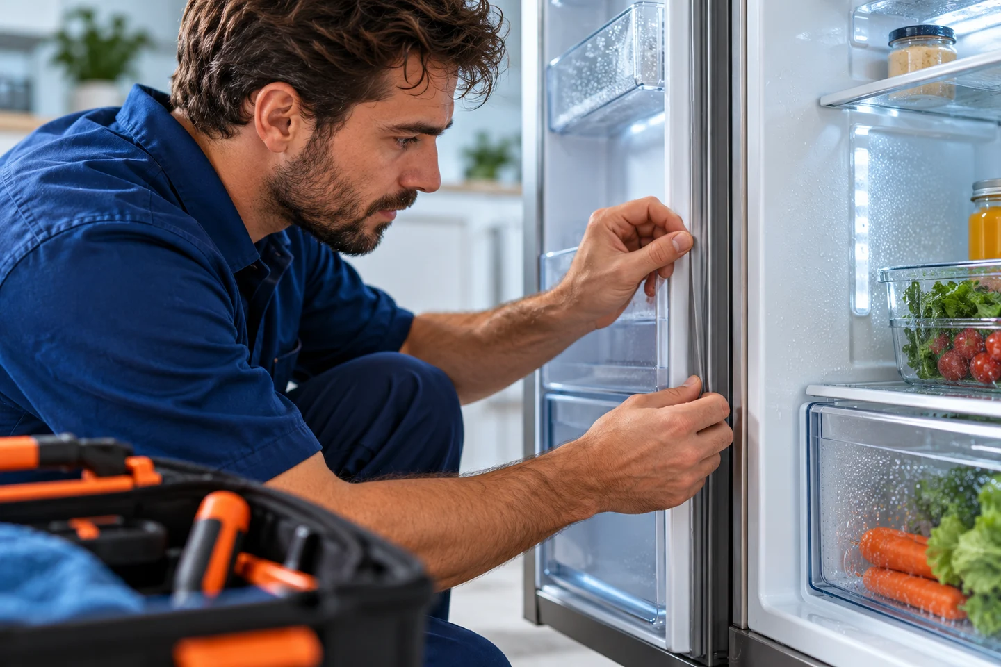 Refrigerator seals and the visible condition